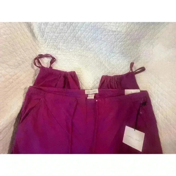 Happily Grey Pull on Purple draw String waist size L NWT - Picture 1 of 3